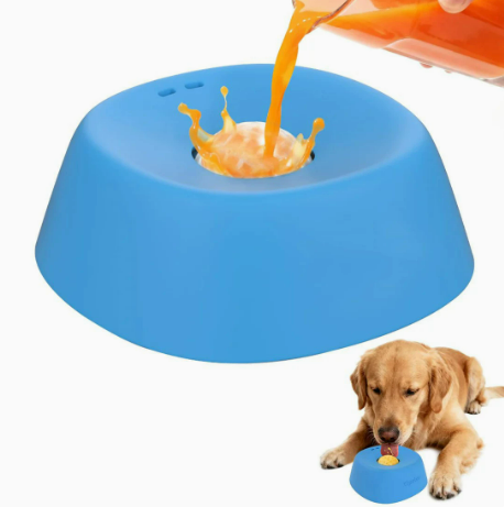 Slow Feeder Dog Bowl with Non-Slip Base